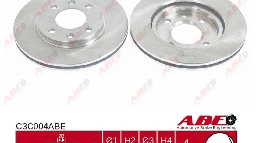 Disc frana CITROËN SAXO S0 S1 Producator ABE C3C004ABE