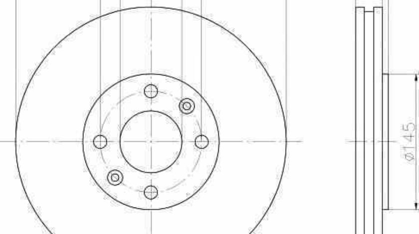 Disc frana CITROËN XANTIA X1 TEXTAR 92107800