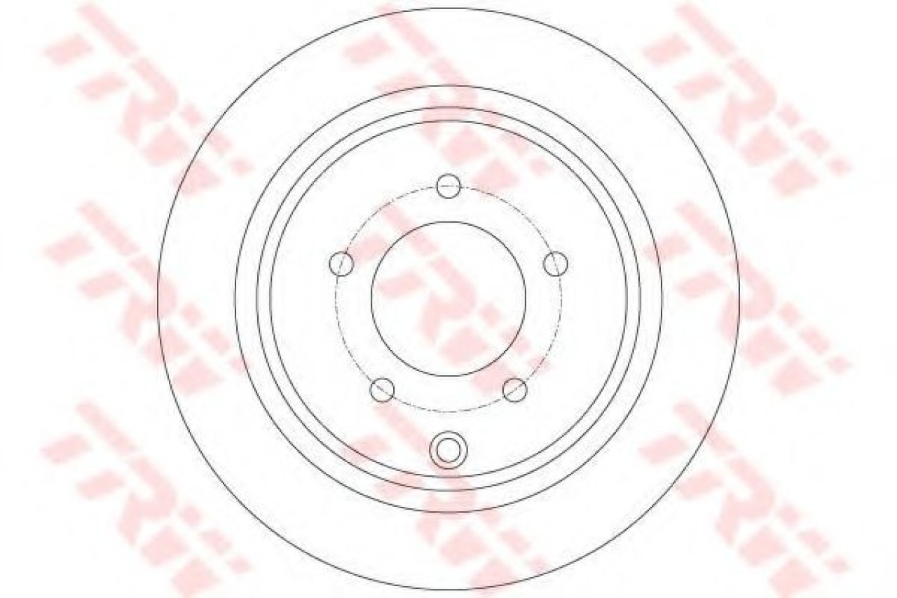 Disc frana CITROEN C4 AIRCROSS (2010 - 2016) TRW DF6177 piesa NOUA