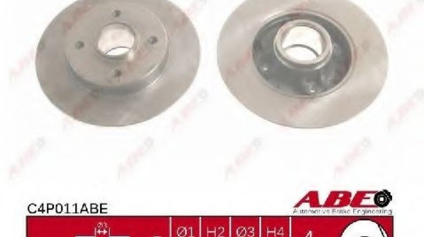 Disc frana CITROEN C4 II (B7) (2009 - 2016) ABE C4P011ABE piesa NOUA