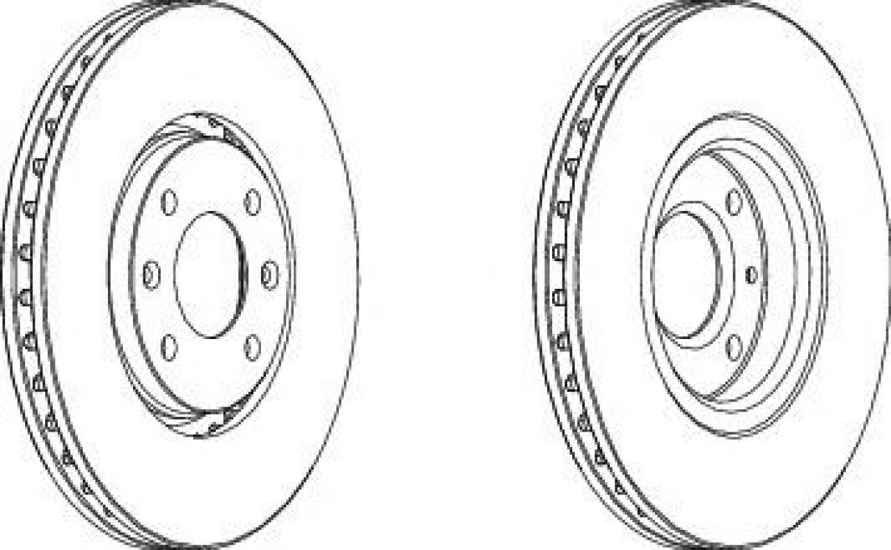 Disc frana CITROEN C5 III Break (TD) (2008 - 2016) FERODO DDF1106 piesa NOUA