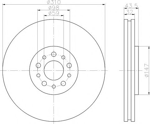 Disc frana CITROEN C8 (EA, EB) (2002 - 2016) TEXTAR 92118100 piesa NOUA