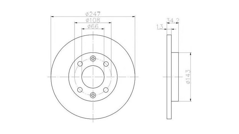 Disc frana Citroen XSARA cupe (N0) 1998-2005 #2 08735110