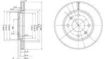 Disc frana CITROEN XSARA Cupe (N0) (1998 - 2005) D...