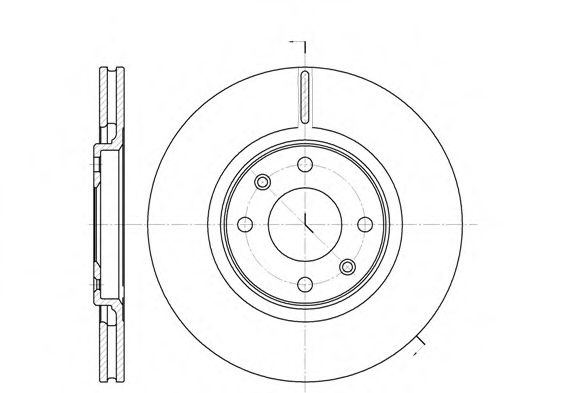 Disc frana CITROEN XSARA Cupe (N0) (1998 - 2005) REMSA 6306.10 piesa NOUA