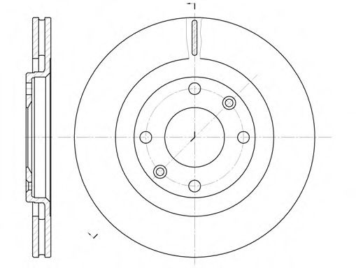Disc frana CITROEN XSARA Cupe (N0) (1998 - 2005) REMSA 6240.10 piesa NOUA