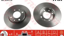 Disc frana CITROEN XSARA Cupe (N0) (1998 - 2005) T...