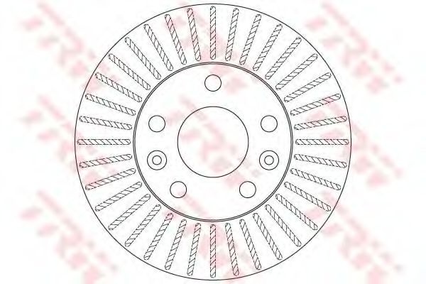Disc frana DACIA DUSTER Caroserie (2011 - 2016) TRW DF6200 piesa NOUA