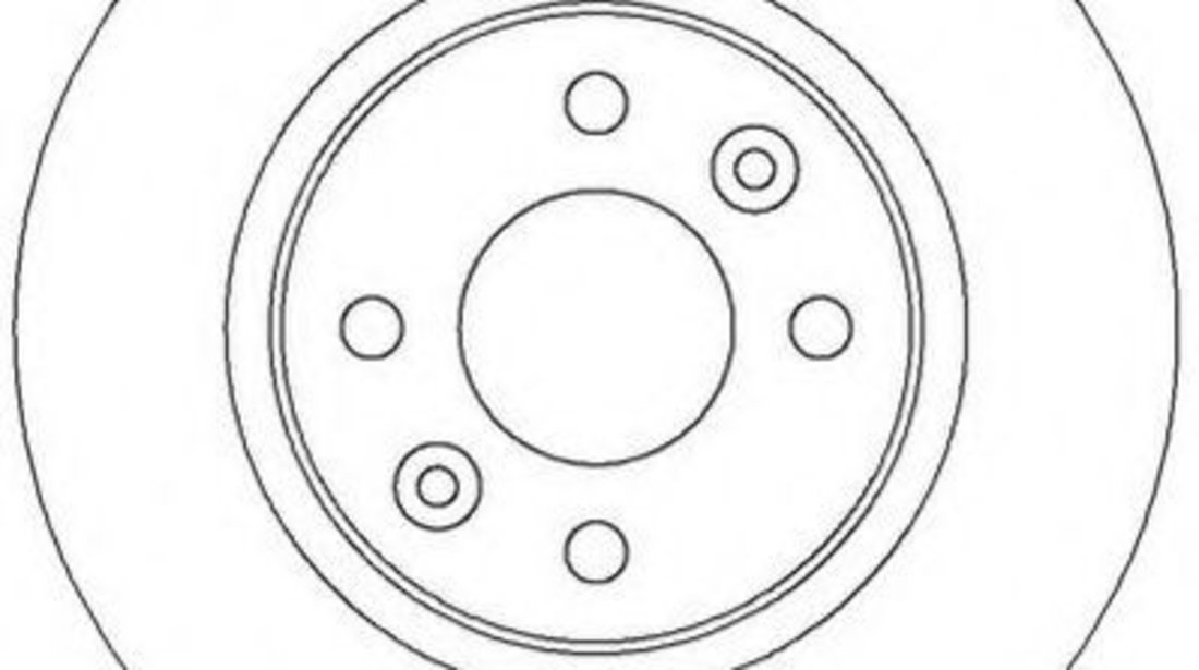 Disc frana DACIA LOGAN (LS) (2004 - 2016) JURID 562293JC piesa NOUA