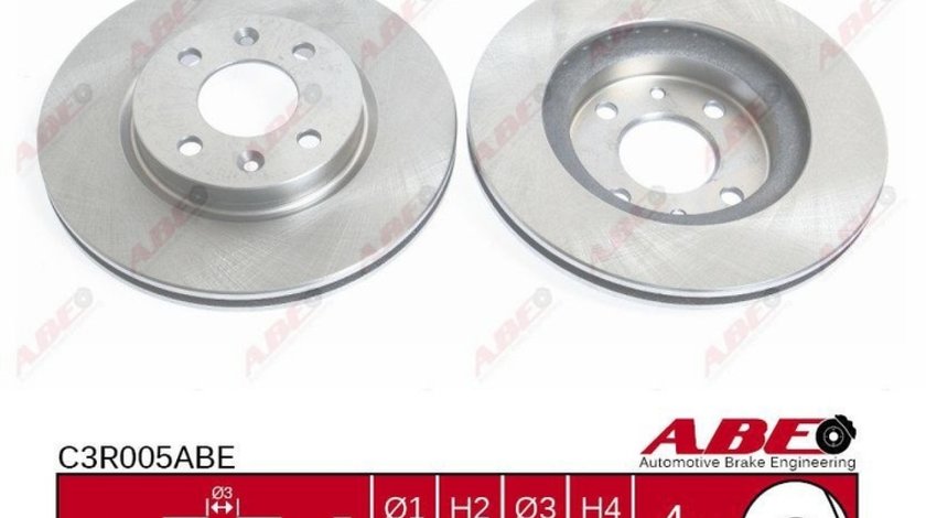 Disc frana DACIA LOGAN LS Producator ABE C3R005ABE