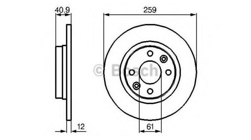 Disc frana Dacia LOGAN MCV II 2013-2016 #3 08A26810