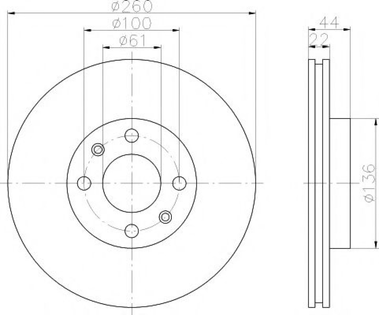 Disc frana DACIA LOGAN MCV (KS) (2007 - 2016) TEXTAR 92119203 piesa NOUA