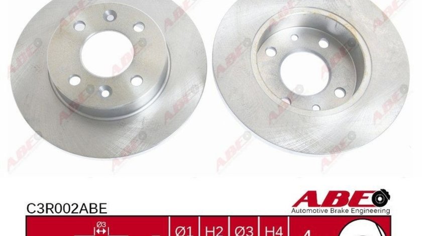 Disc frana DACIA NOVA Producator ABE C3R002ABE