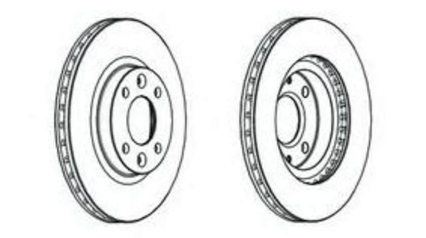 Disc frana DACIA SANDERO II (2012 - 2016) FERODO DDF2327C piesa NOUA