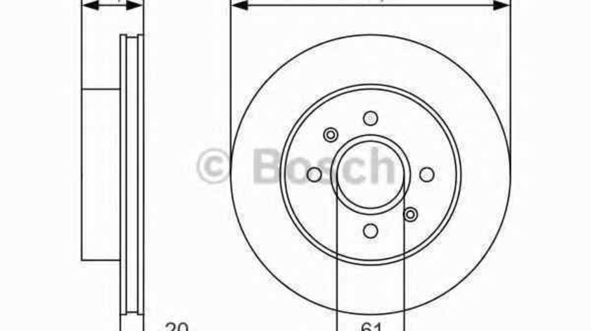 Disc frana DACIA SOLENZA BOSCH 0 986 479 R52