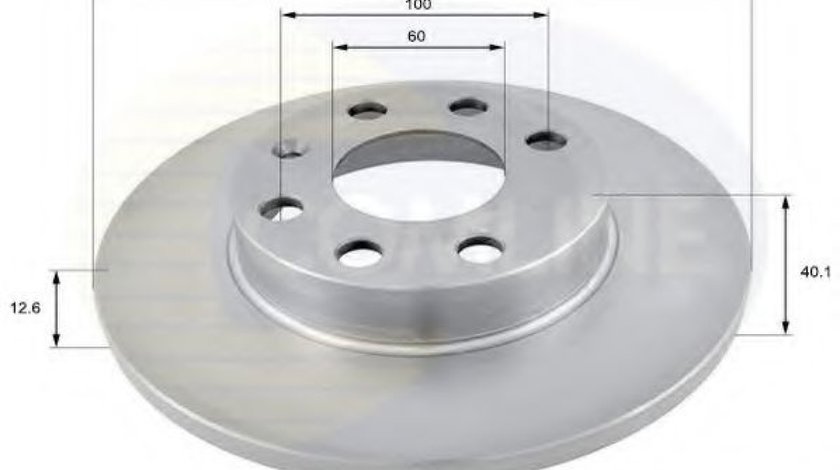 Disc frana DAEWOO CIELO (KLETN) (1995 - 1997) COMLINE ADC1101 piesa NOUA