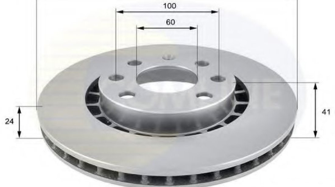 Disc frana DAEWOO CIELO (KLETN) (1995 - 1997) COMLINE ADC1007V piesa NOUA