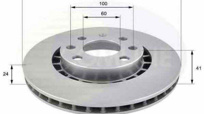 Disc frana DAEWOO CIELO limuzina COMLINE ADC1007V