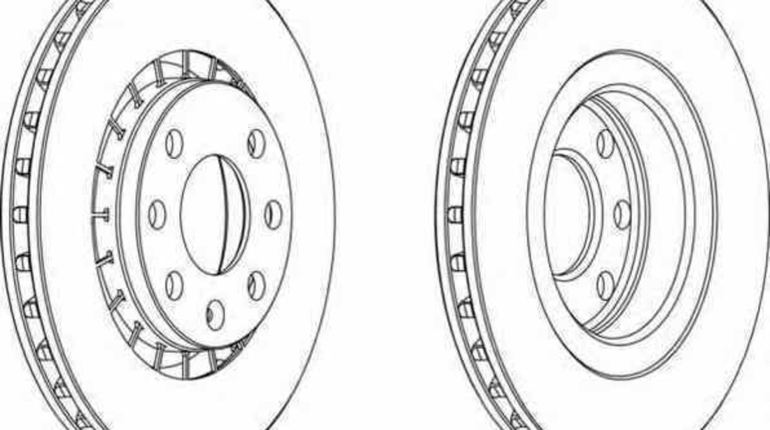 Disc frana DAEWOO CIELO limuzina FERODO DDF206