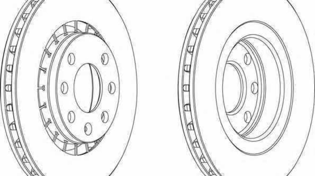 Disc frana DAEWOO LANOS KLAT FERODO DDF206