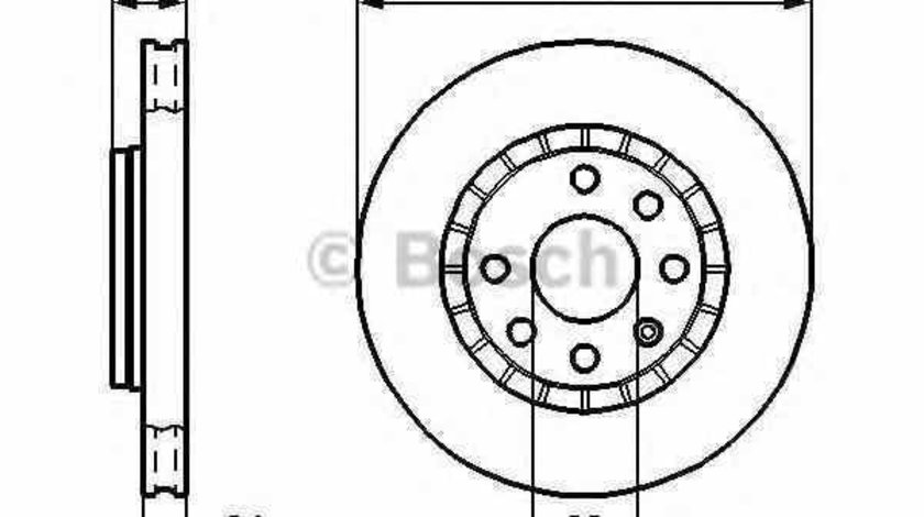 Disc frana DAEWOO LANOS limuzina KLAT BOSCH 0 986 478 327