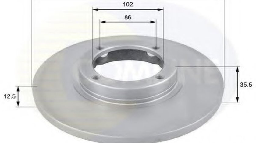 Disc frana DAEWOO MATIZ (KLYA) (1998 - 2016) COMLINE ADC1009 piesa NOUA