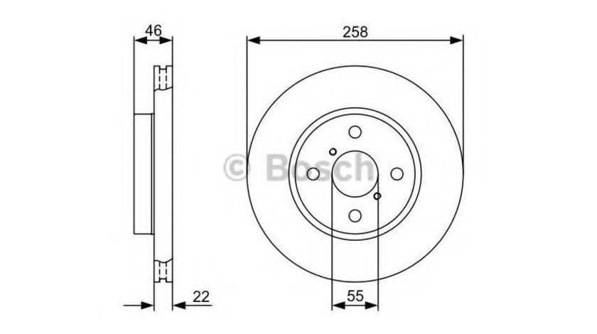 Disc frana Daihatsu Charade (2011->) #3 0986479363