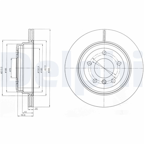 Disc Frana Delphi Bmw BG4243C