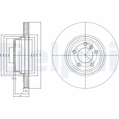 Disc Frana Delphi Bmw BG9788