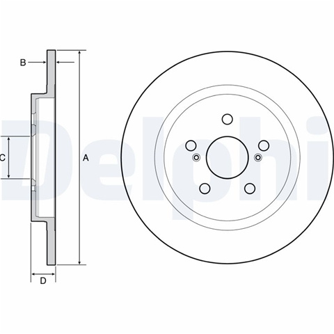 Disc Frana Delphi Ford Otosan BG4650C