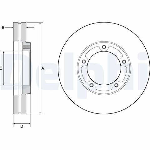 Disc Frana Delphi Fuso BG9139