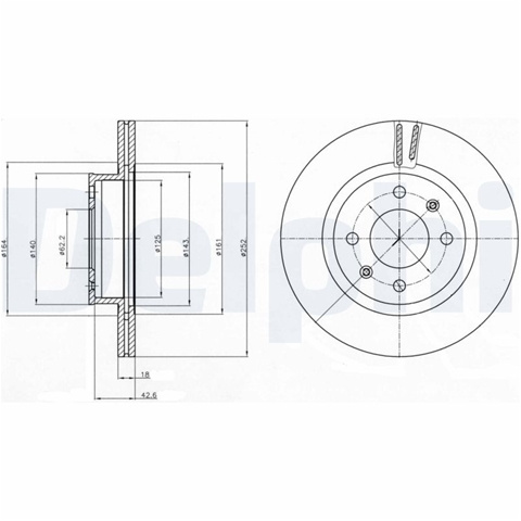 Disc Frana Delphi Hyundai BG4295
