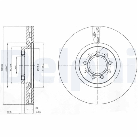 Disc Frana Delphi Iveco BG4101