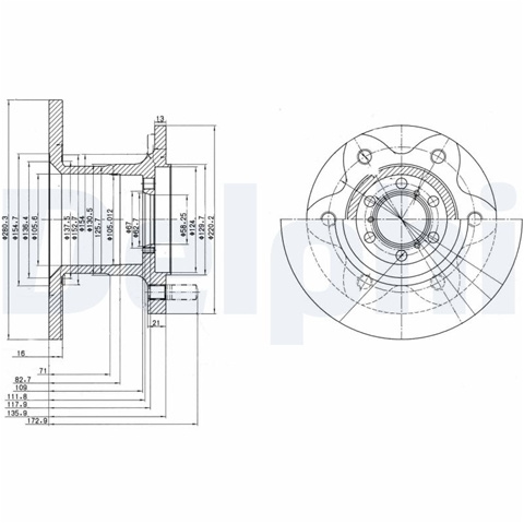 Disc Frana Delphi Iveco BG429