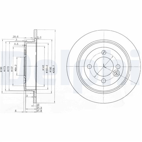 Disc Frana Delphi Mini BG3662C