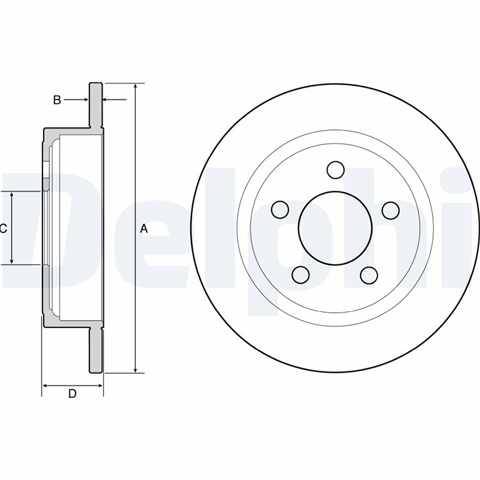 Disc Frana Delphi Plymouth BG4648