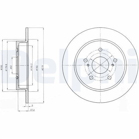 Disc Frana Delphi Suzuki BG4222