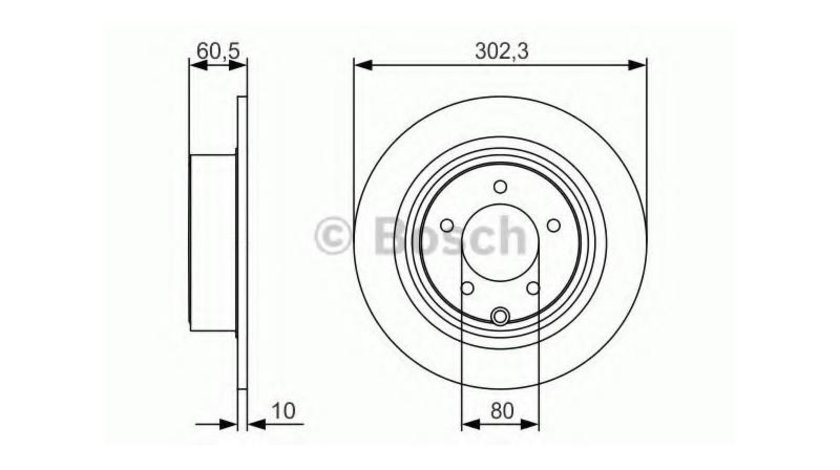 Disc frana Dodge CALIBER 2006-2016 #3 04743999AA