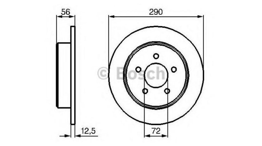 Disc frana Dodge CARAVAN (RG_) 2000-2007 #2 04721023