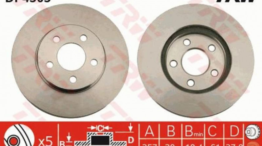 Disc frana Dodge NEON 1994-1999 #2 0986479U01