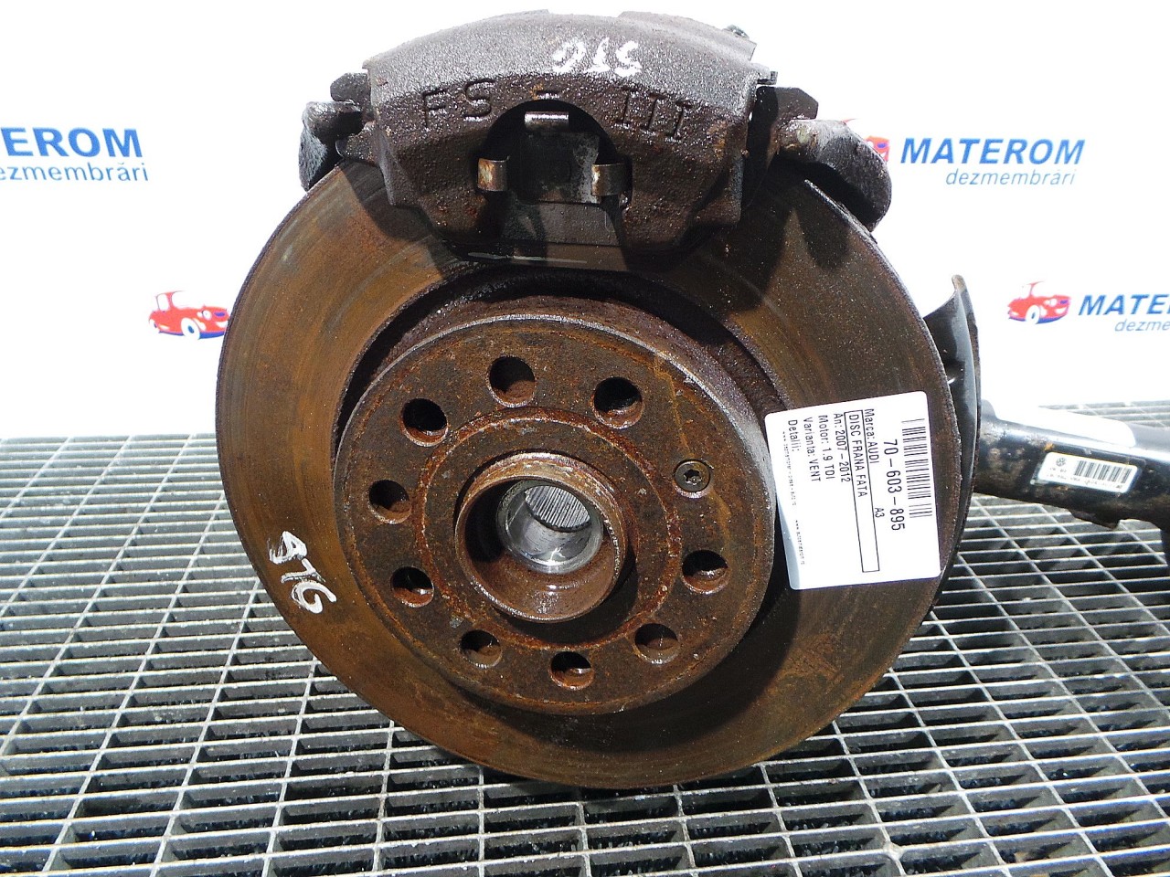 DISC FRANA FATA AUDI A3 1.9 TDI - (2007 2012)