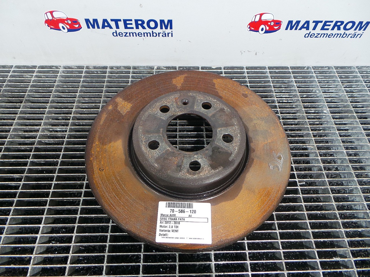 DISC FRANA FATA AUDI A4 2.0 TDI - (2012 2015)
