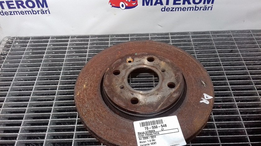 DISC FRANA FATA CITROEN C1 C1 1.0 INJ - (2009 2014)