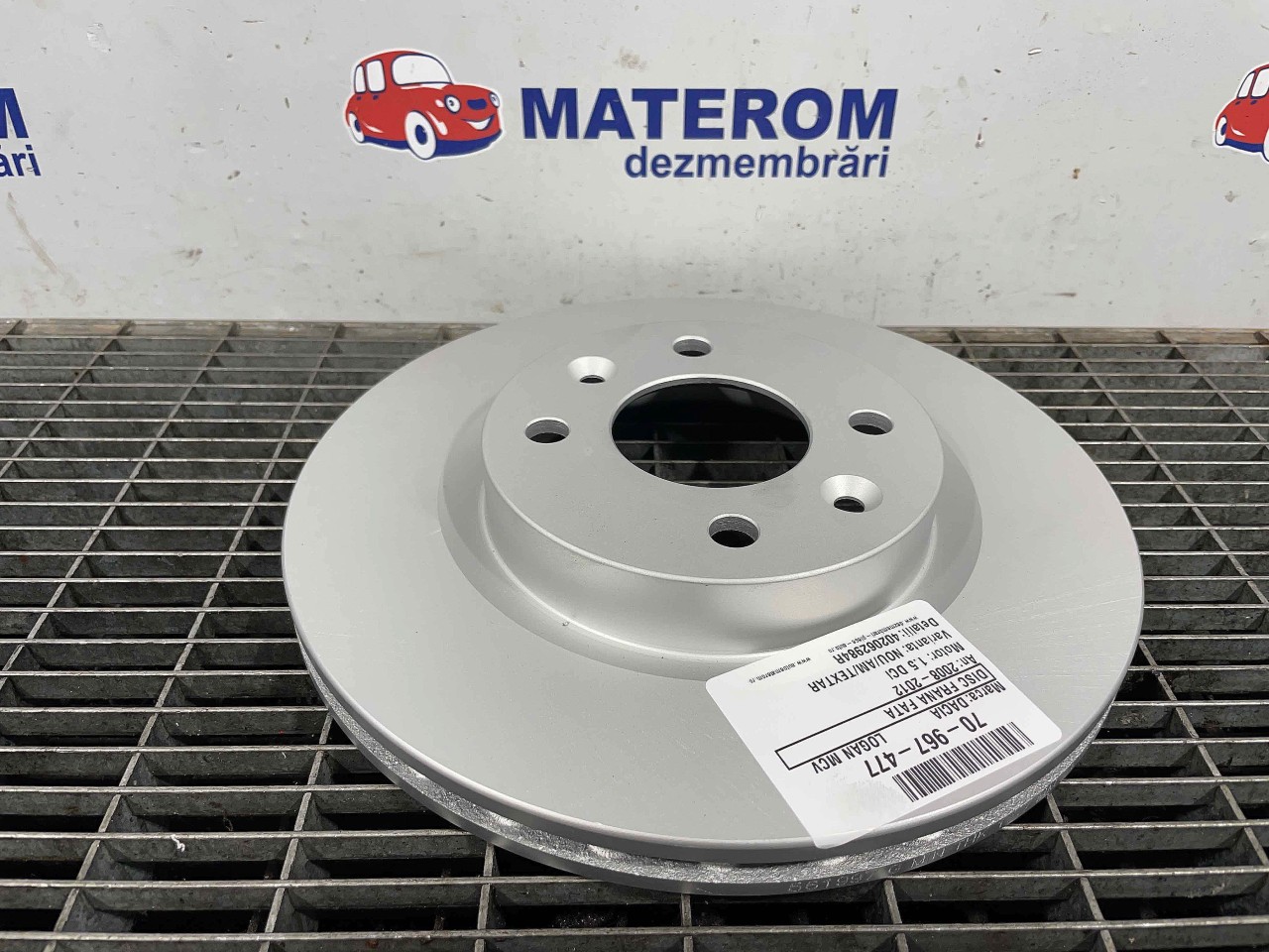 DISC FRANA FATA DACIA LOGAN MCV LOGAN MCV 1.5 DCI - (2008 2012)