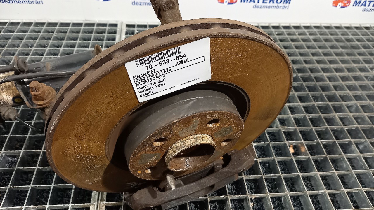 DISC FRANA FATA FIAT DOBLO 1.6 MJD - (2010 2015)
