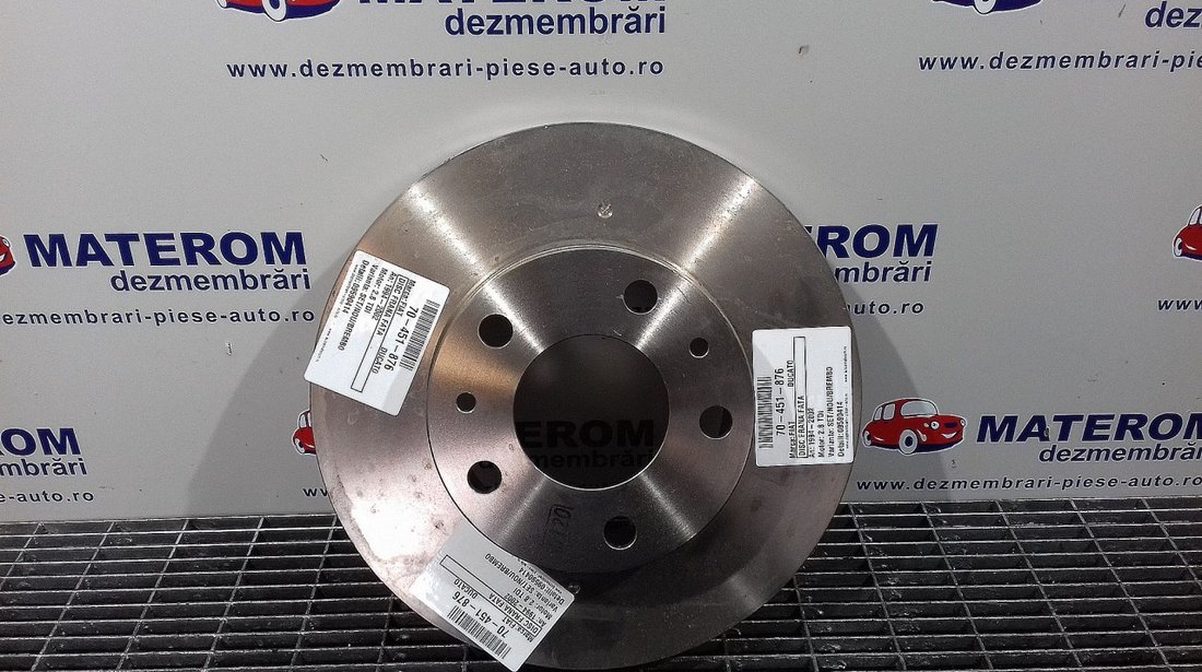 DISC FRANA FATA FIAT DUCATO DUCATO 2.8 TDI - (1994 2002)