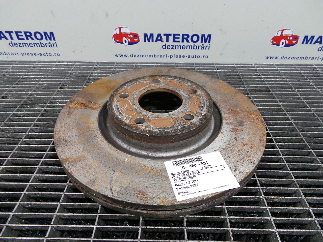DISC FRANA FATA FORD FOCUS FOCUS 1.8 TDCI - (2008 2010)