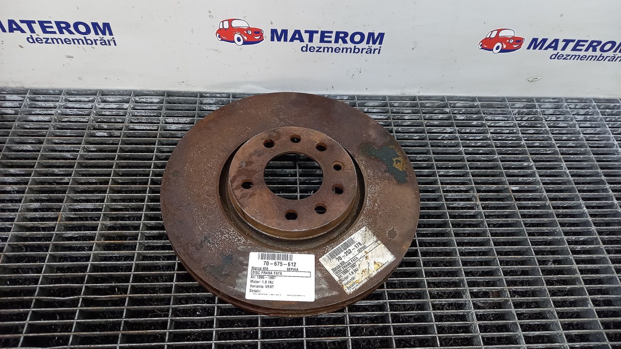 DISC FRANA FATA KIA SEPHIA 1.6 INJ - (1995 1997)