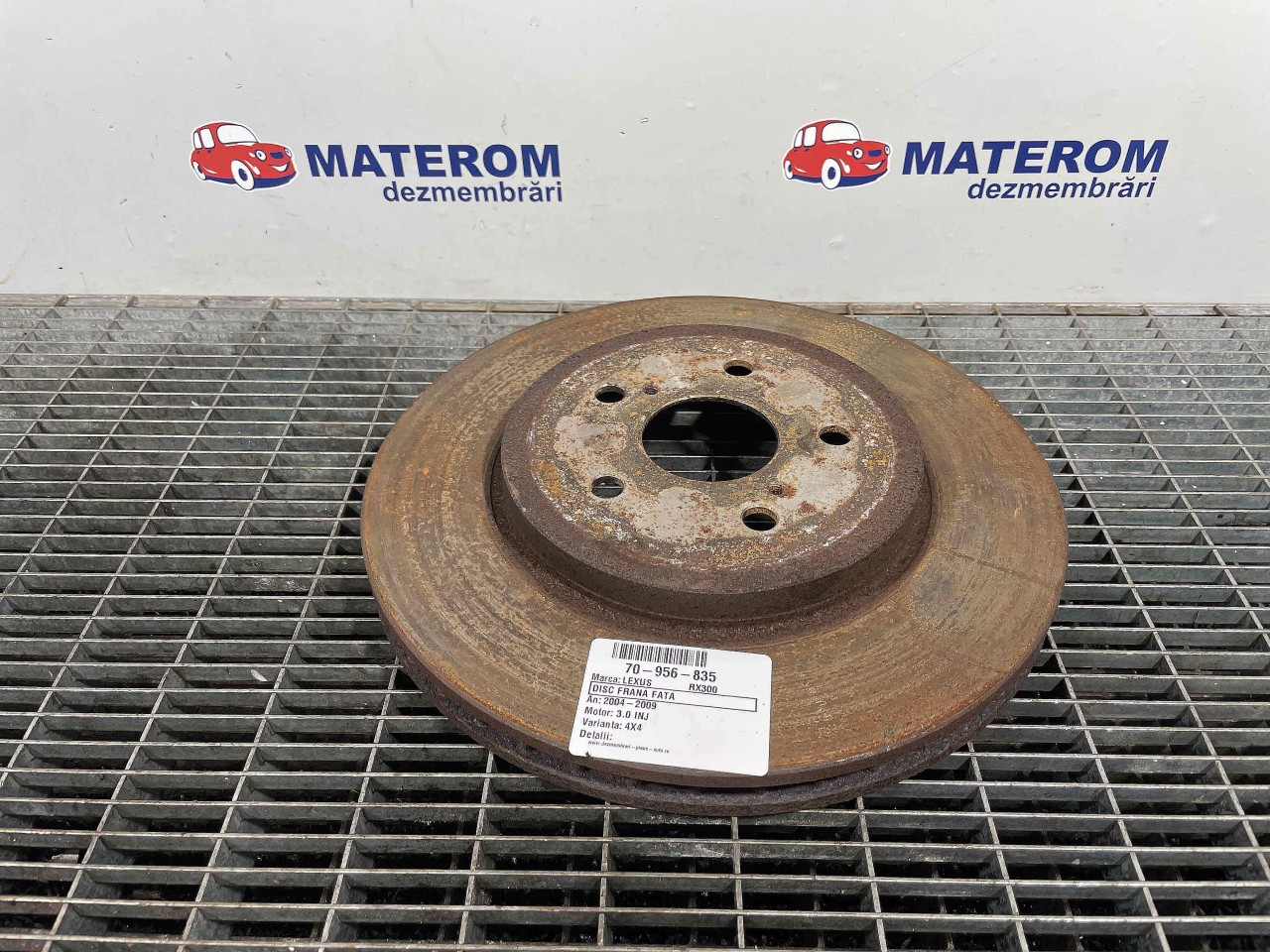 DISC FRANA FATA LEXUS RX RX 3.0 INJ - (2004 2009)