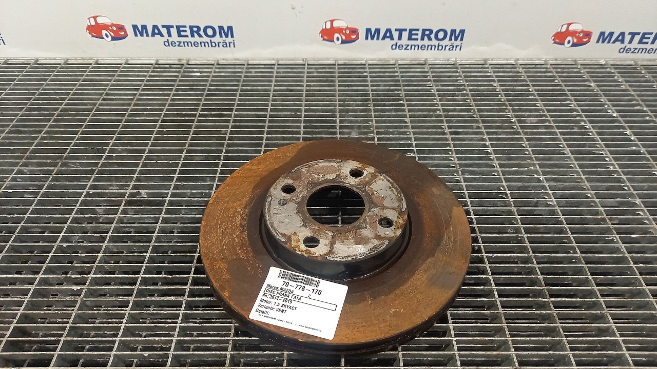 DISC FRANA FATA MAZDA 2 1.5 SKYACTIVG - (2014 2019)